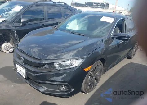 2019 Honda Civic Sport из США, поврежденный, VIN 2HGFC2F88KH589647